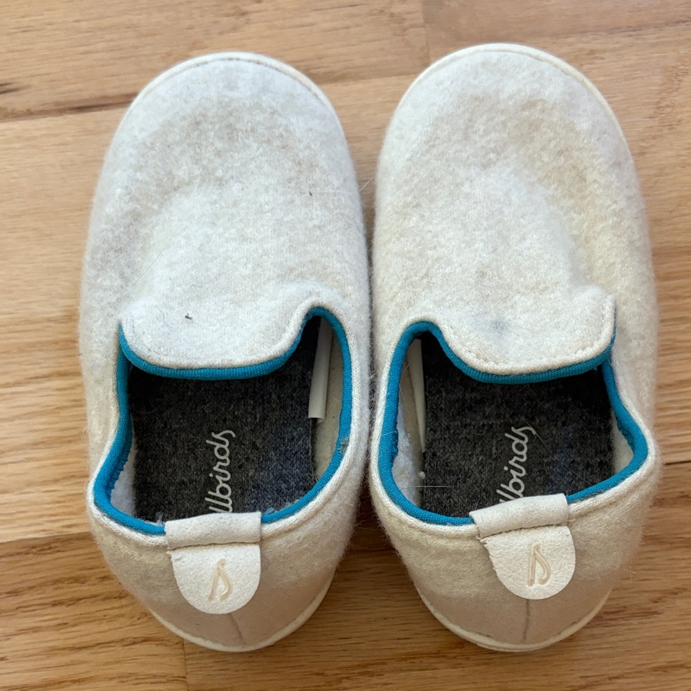 Allbirds Kids Slippers - Cream and Gray